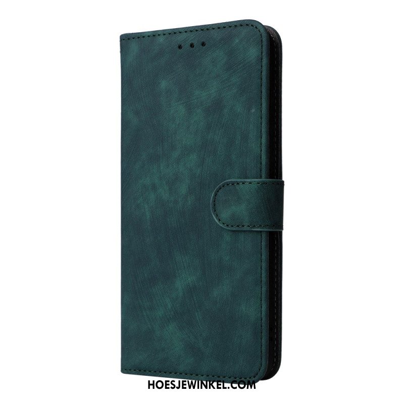 Flip Case Leren Oneplus 13 Suède-effect Met Rfid-bescherming