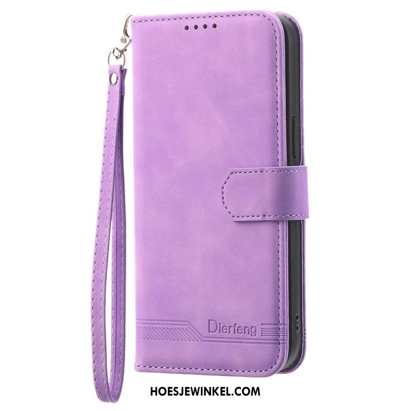 Flip Case Leren Oneplus 13r Dierfeng