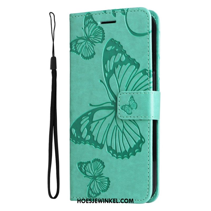 Flip Case Leren Oneplus Nord 4 Gigantische Vlinderband