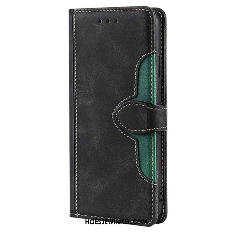 Flip Case Leren Oneplus Nord 5 Bloemenprint