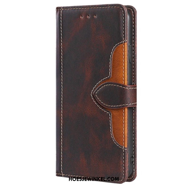 Flip Case Leren Oneplus Nord 5 Bloemenprint