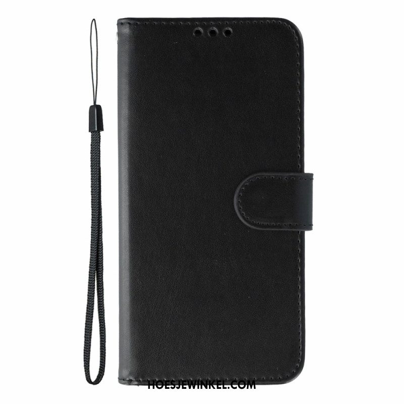 Flip Case Leren Oneplus Nord 5 Effen Kunstleer