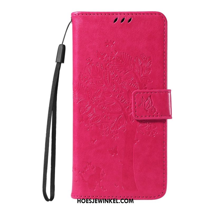 Flip Case Leren Oneplus Nord 5 Krabpaal