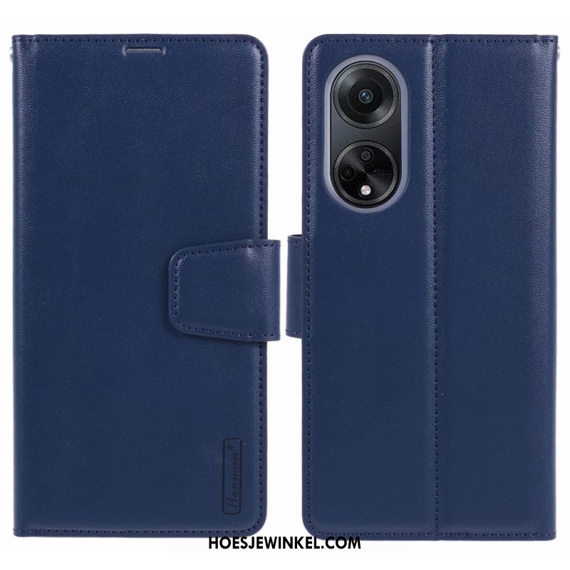 Flip Case Leren Oppo A98 5g Molenserie Hanman