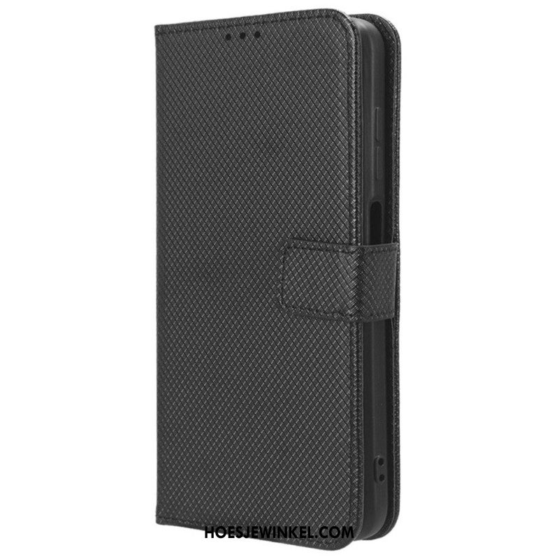 Flip Case Leren Oppo Find N3 Bevestigingspunten Voor Draagkoord