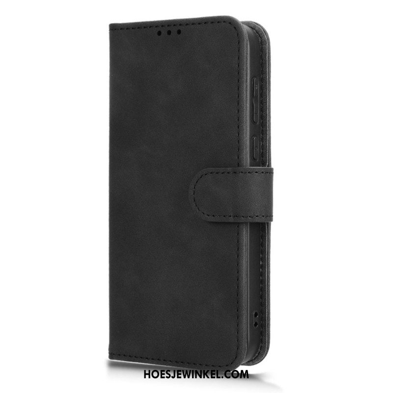 Flip Case Leren Oppo Find X8 Suède-effect