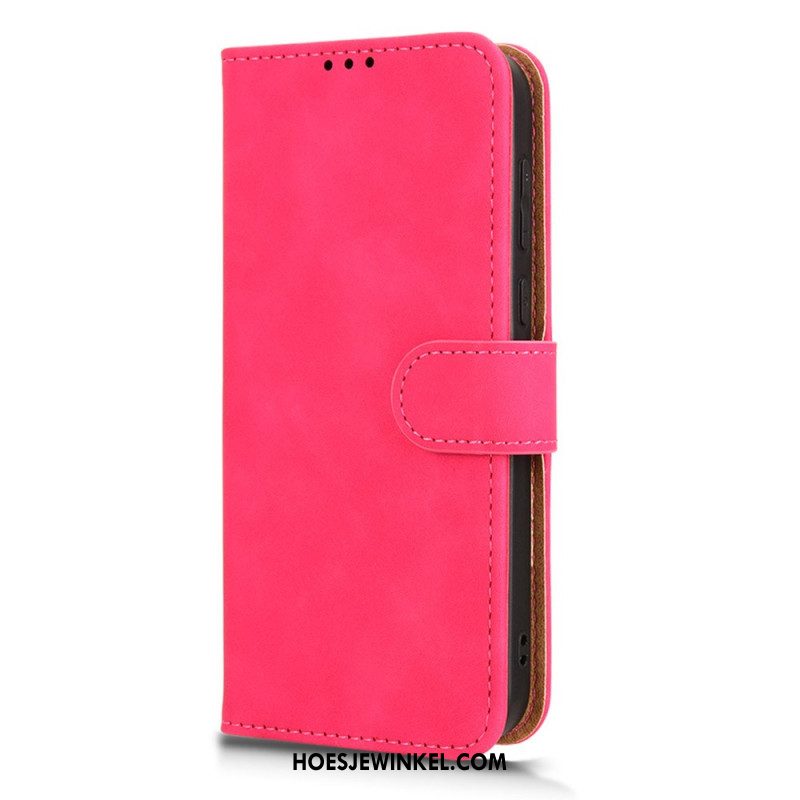 Flip Case Leren Oppo Find X8 Suède-effect