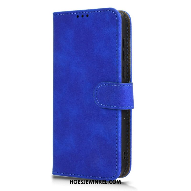 Flip Case Leren Oppo Find X8 Suède-effect