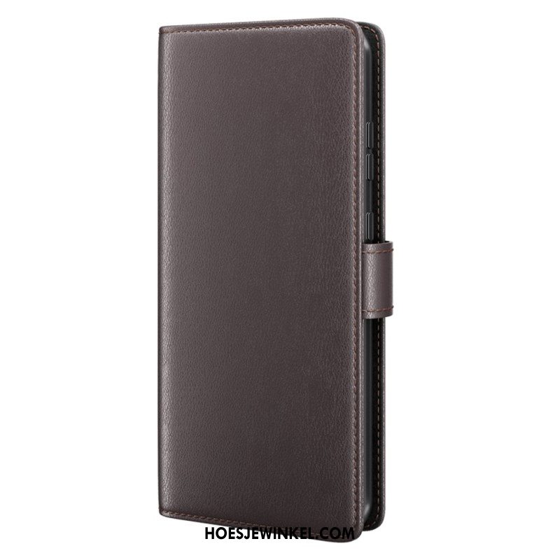 Flip Case Leren Samsung Galaxy S25 5g Echt Leer