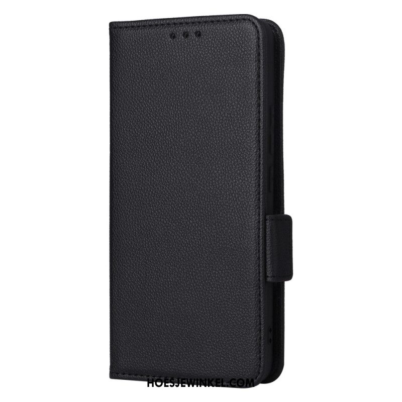 Flip Case Leren Samsung Galaxy S25 5g Edge Kunstleer Met Bandje
