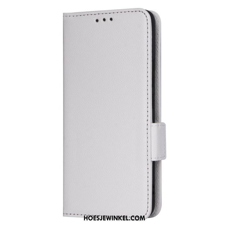 Flip Case Leren Samsung Galaxy S25 5g Edge Kunstleer Met Bandje