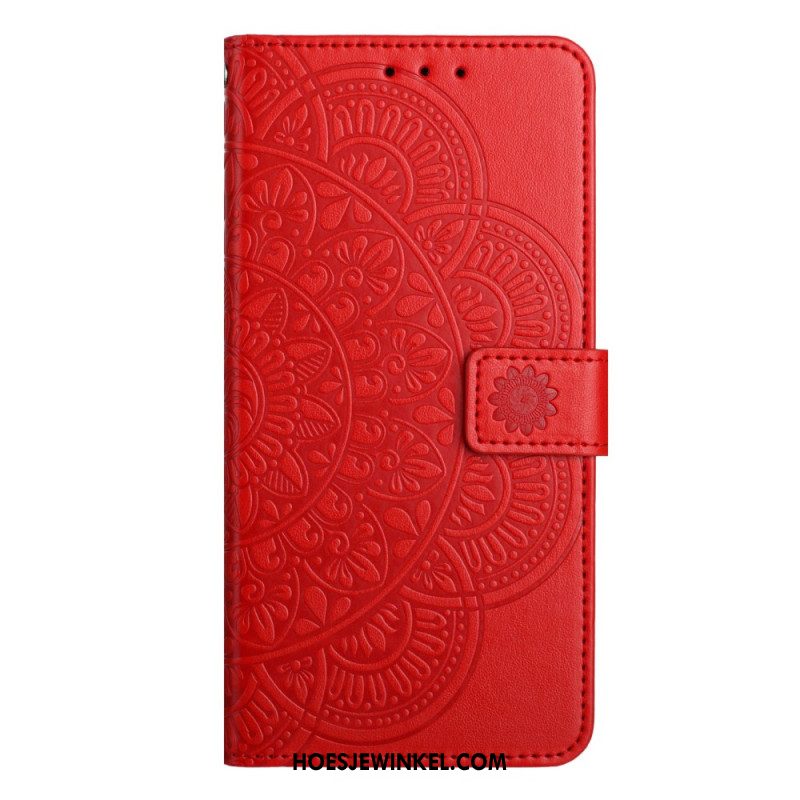 Flip Case Leren Samsung Galaxy S25 Fe Mandala-print