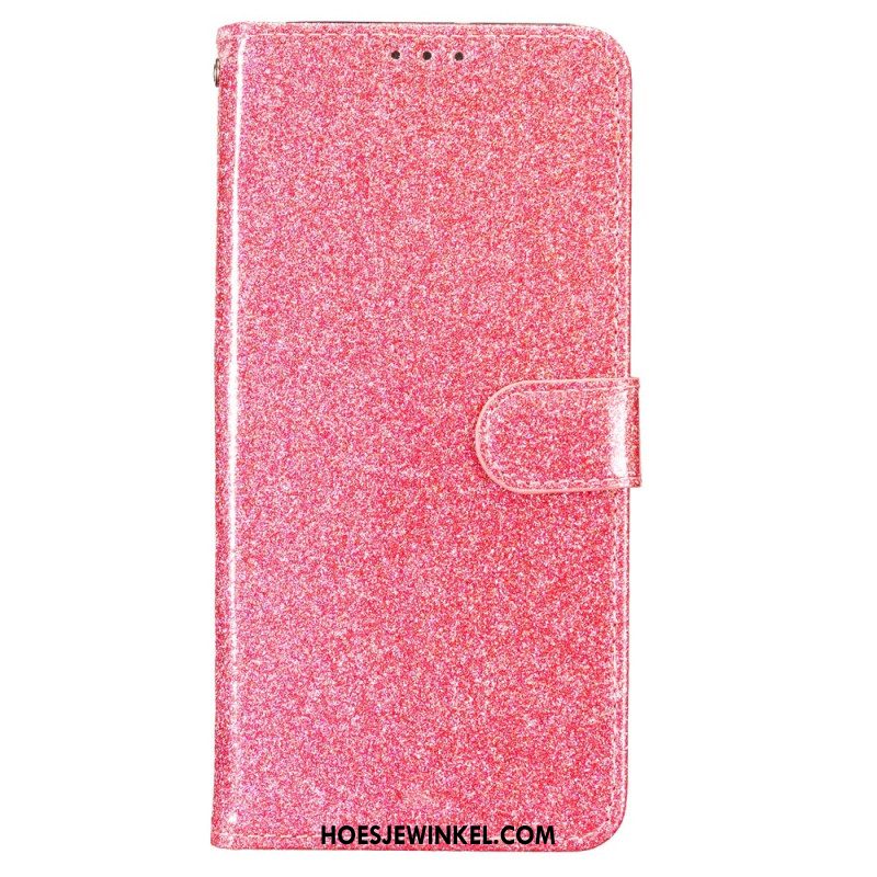 Flip Case Leren Samsung Galaxy S25 Fe Pailletten