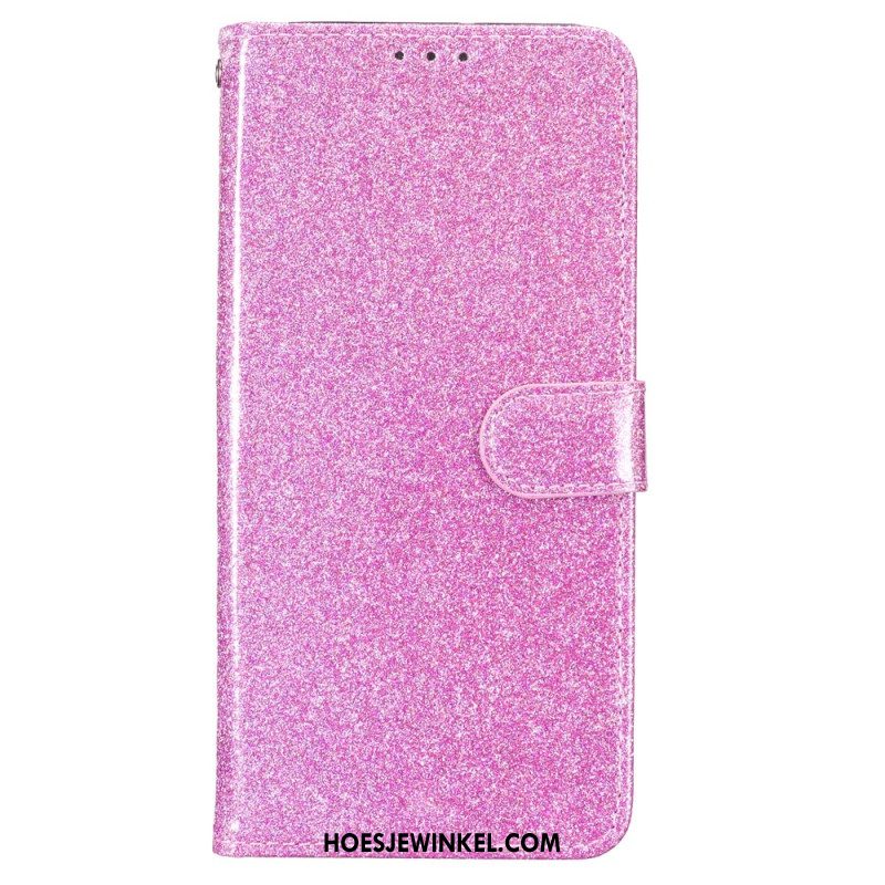 Flip Case Leren Samsung Galaxy S25 Fe Pailletten