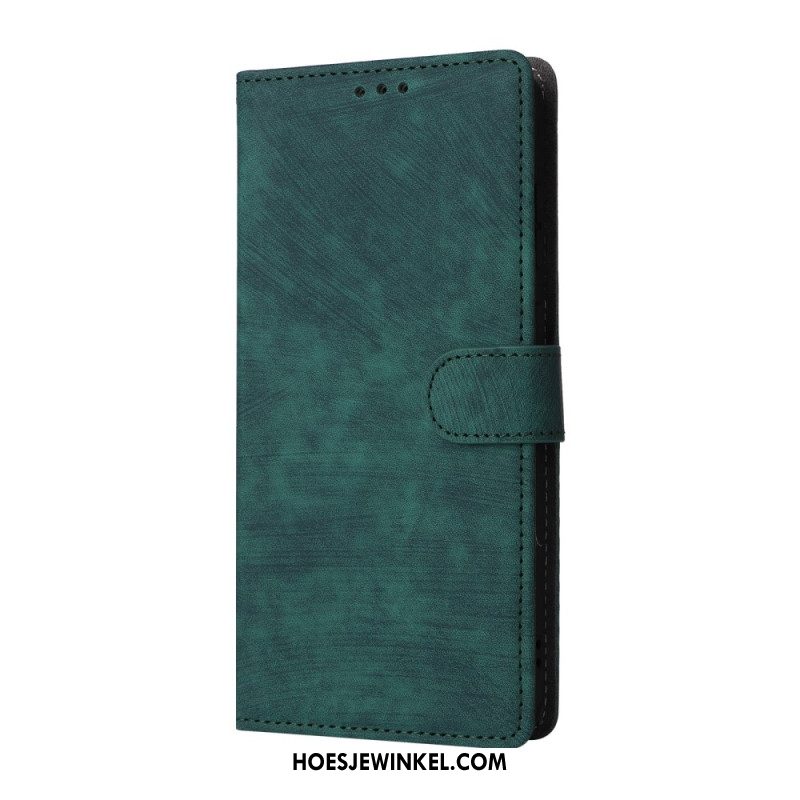 Flip Case Leren Samsung Galaxy S25 Fe Rfid-bescherming (suède-effect)