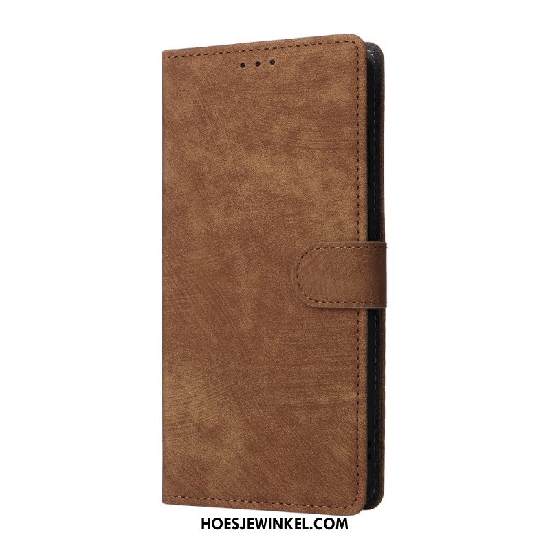 Flip Case Leren Samsung Galaxy S25 Fe Rfid-bescherming (suède-effect)