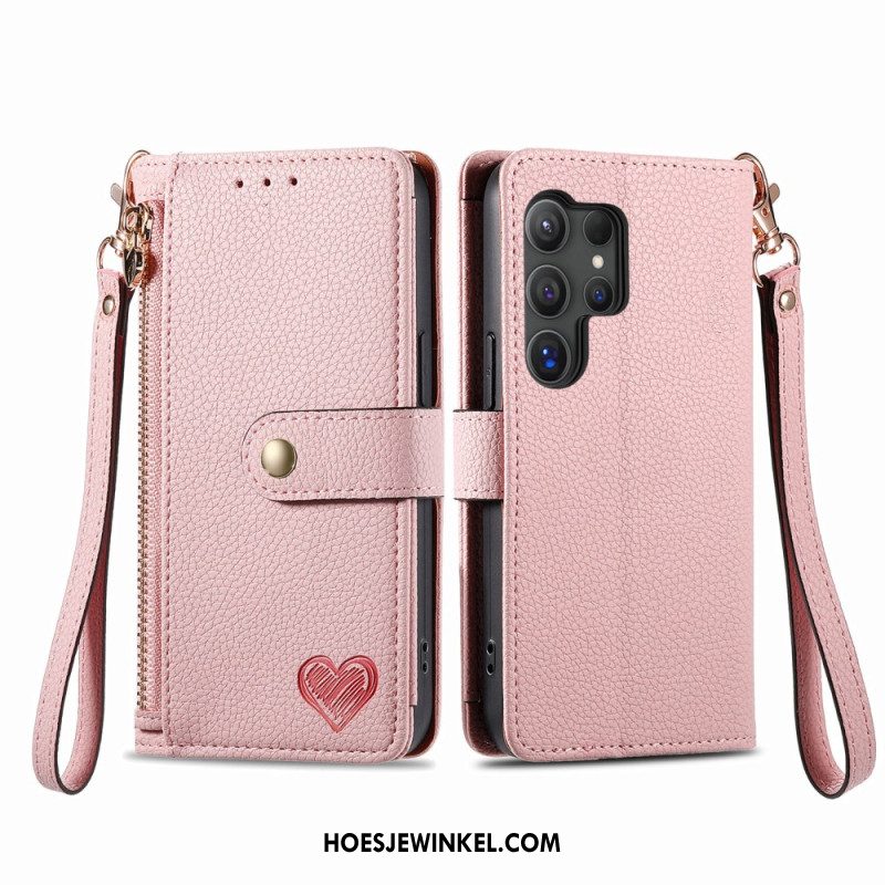 Flip Case Leren Samsung Galaxy S25 Ultra 5g Hart