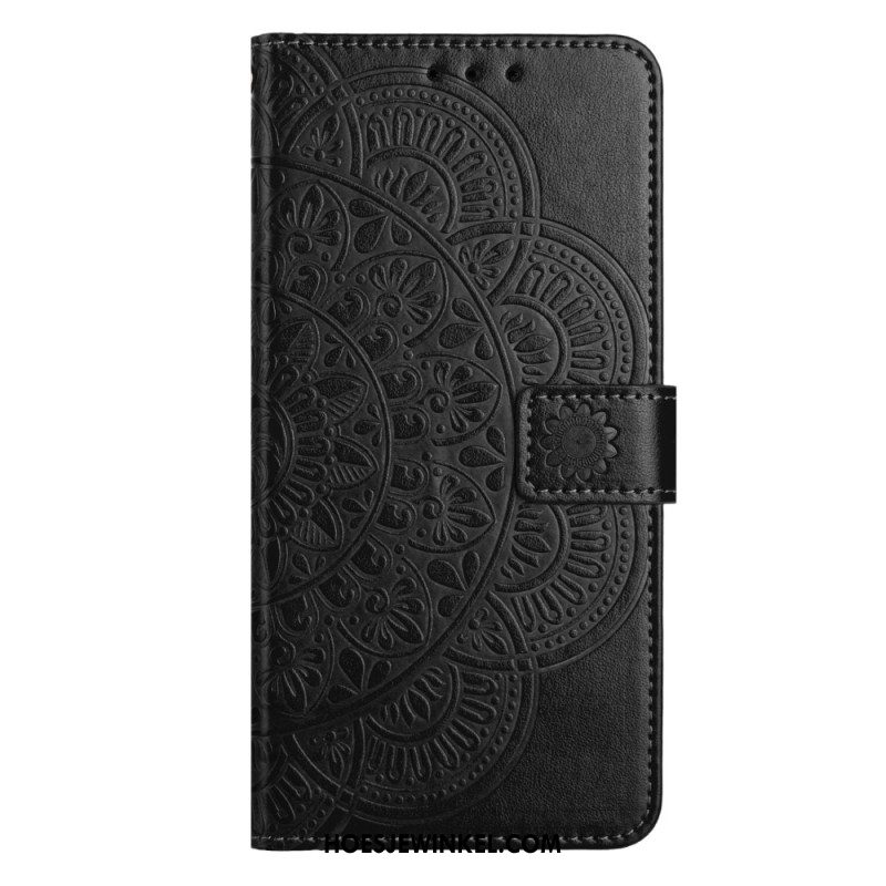 Flip Case Leren Samsung Galaxy S26 Plus Mandala-gravure