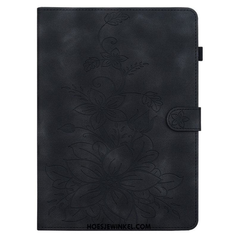 Flip Case Leren Samsung Galaxy Tab S10 Plus Fleur-de-lys