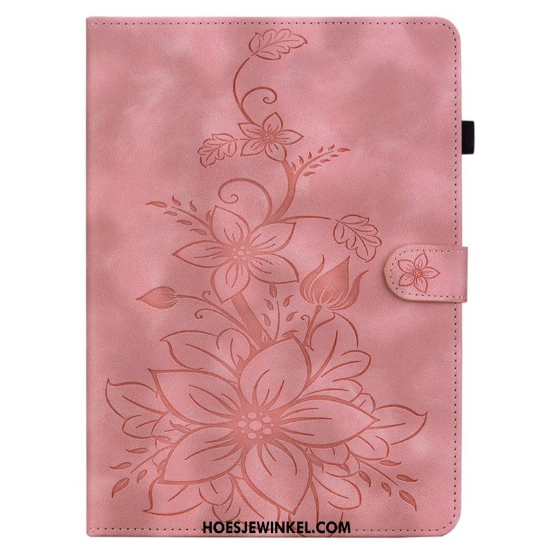 Flip Case Leren Samsung Galaxy Tab S10 Plus Fleur-de-lys