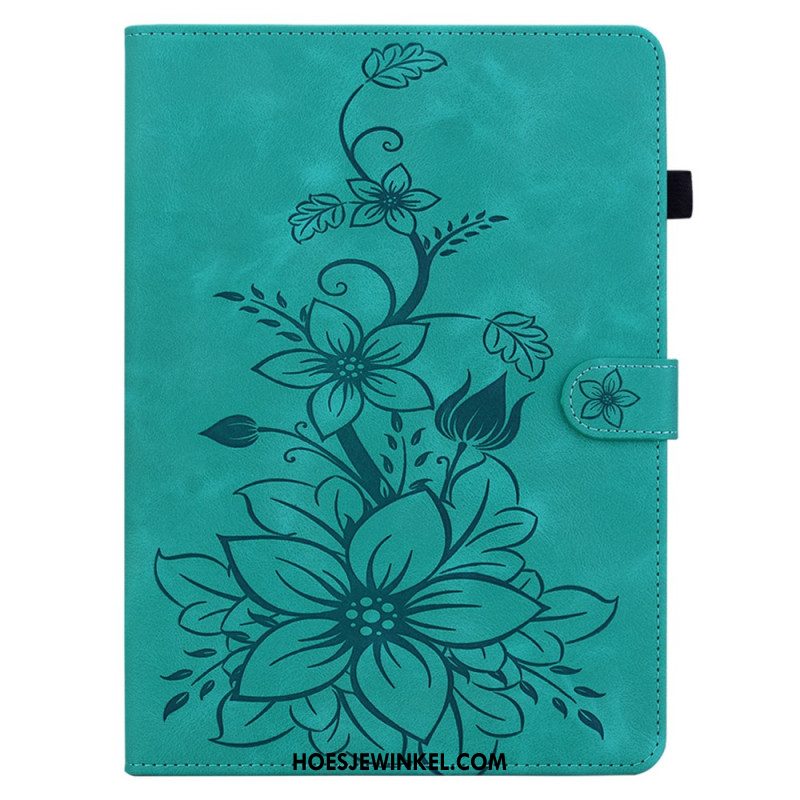 Flip Case Leren Samsung Galaxy Tab S10 Plus Fleur-de-lys
