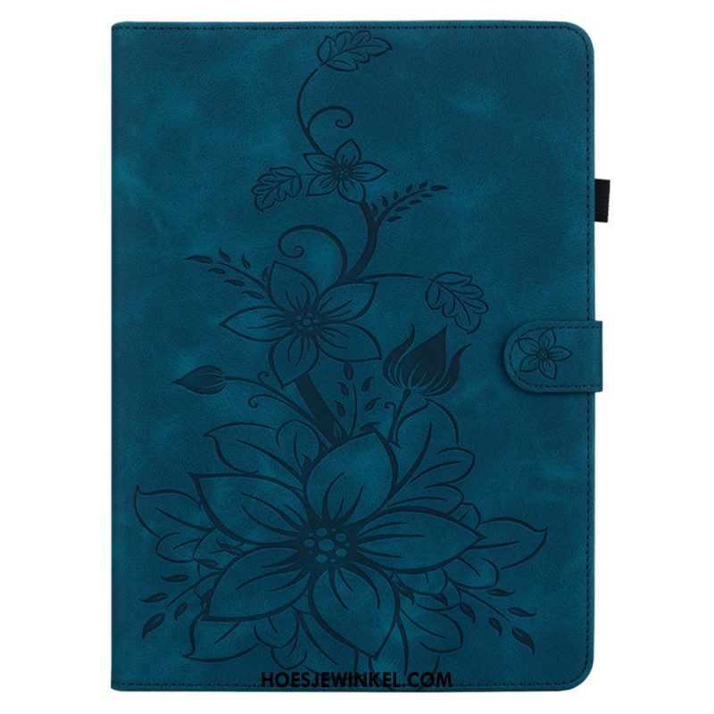 Flip Case Leren Samsung Galaxy Tab S10 Plus Fleur-de-lys