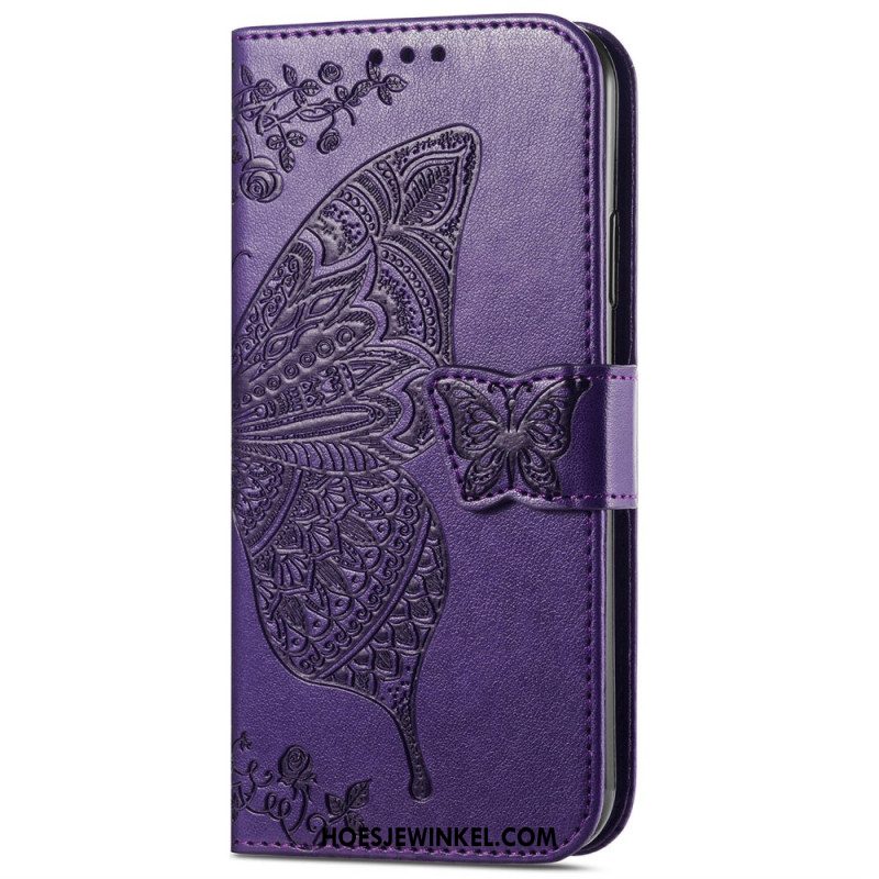 Flip Case Leren Sony Xperia 1 Vi Barokvlinder