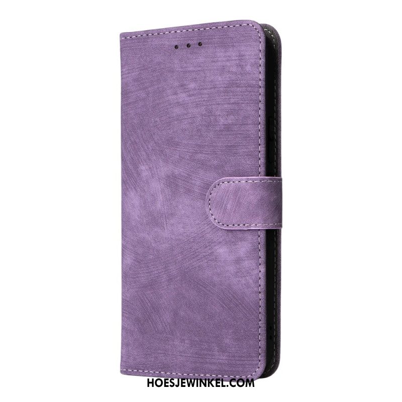 Flip Case Leren Sony Xperia 1 Vii Rfid-bescherming En Bandje
