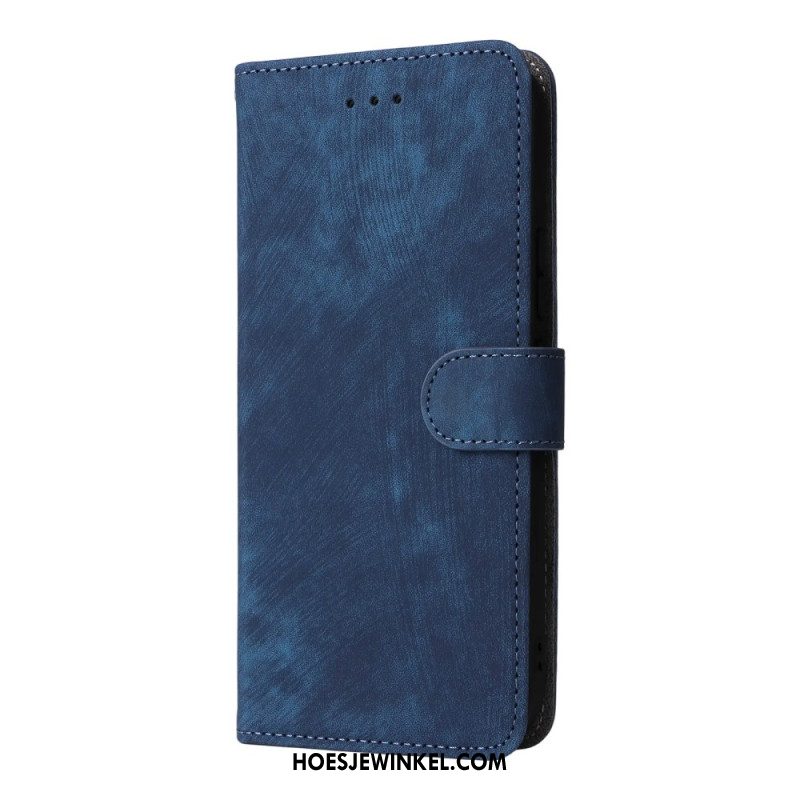 Flip Case Leren Sony Xperia 1 Vii Rfid-bescherming En Bandje