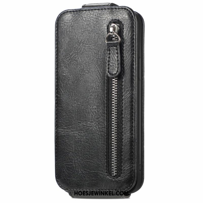 Flip Case Leren Sony Xperia 10 Vi Portemonnee Met Verticale Klep