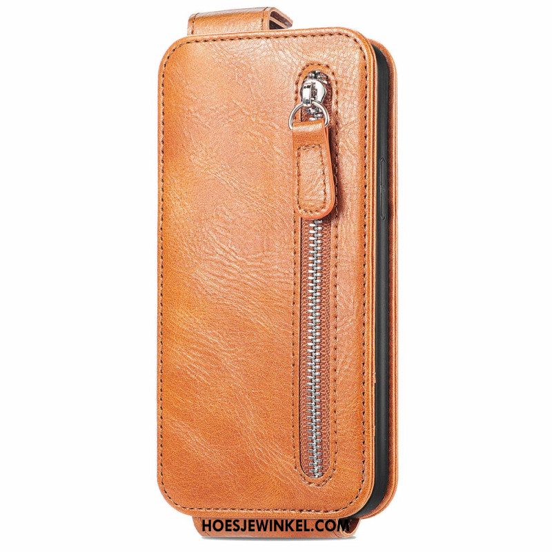 Flip Case Leren Sony Xperia 10 Vi Portemonnee Met Verticale Klep