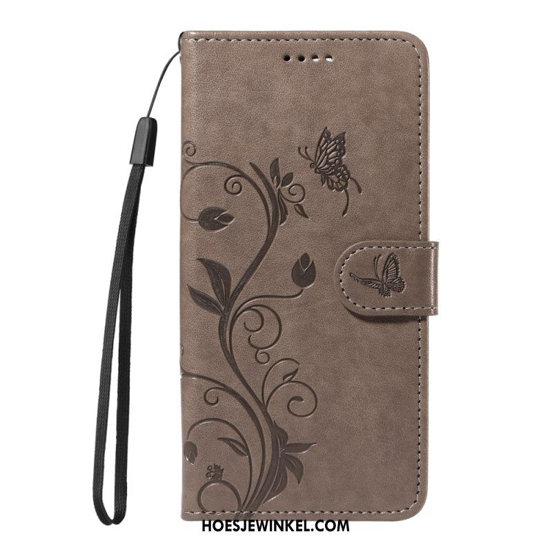 Flip Case Leren Xiaomi 15 Ultra Bloemenpatroon