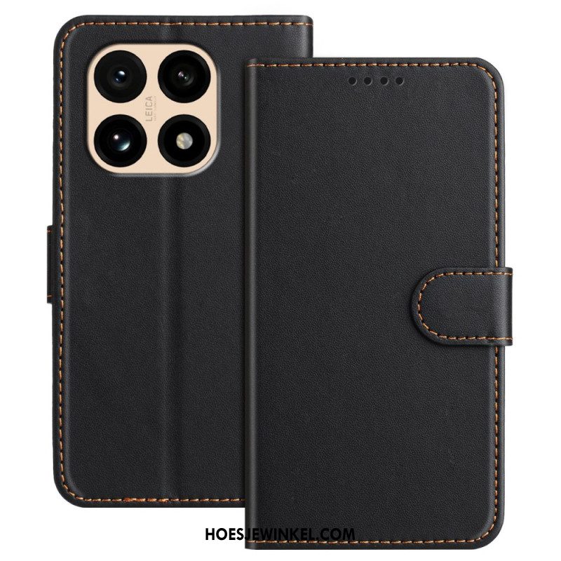 Flip Case Leren Xiaomi 15t Leer-effect