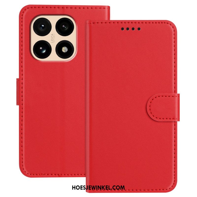 Flip Case Leren Xiaomi 15t Leer-effect