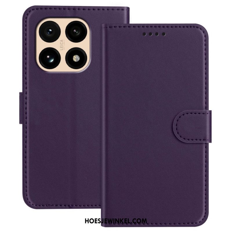 Flip Case Leren Xiaomi 15t Leer-effect