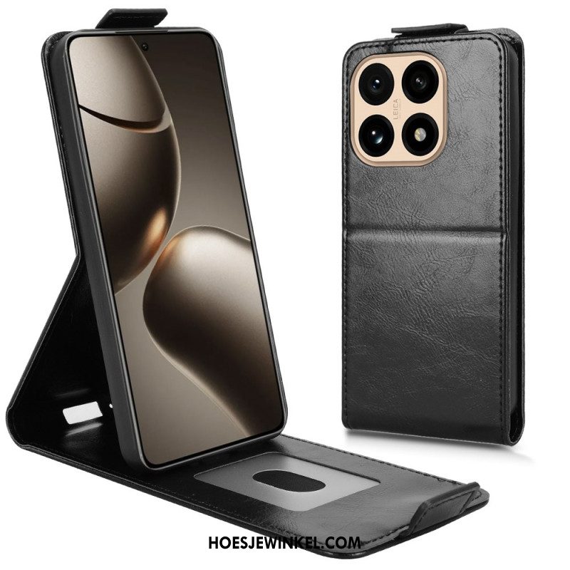 Flip Case Leren Xiaomi 15t Verticaal Flip-ontwerp