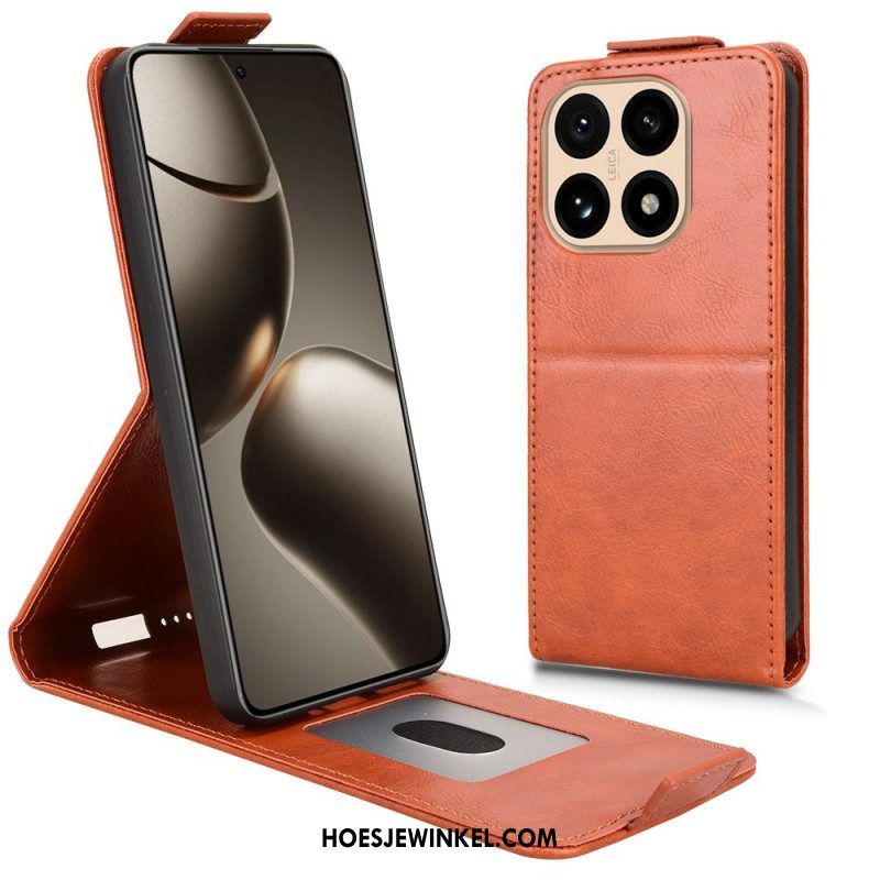 Flip Case Leren Xiaomi 15t Verticaal Flip-ontwerp