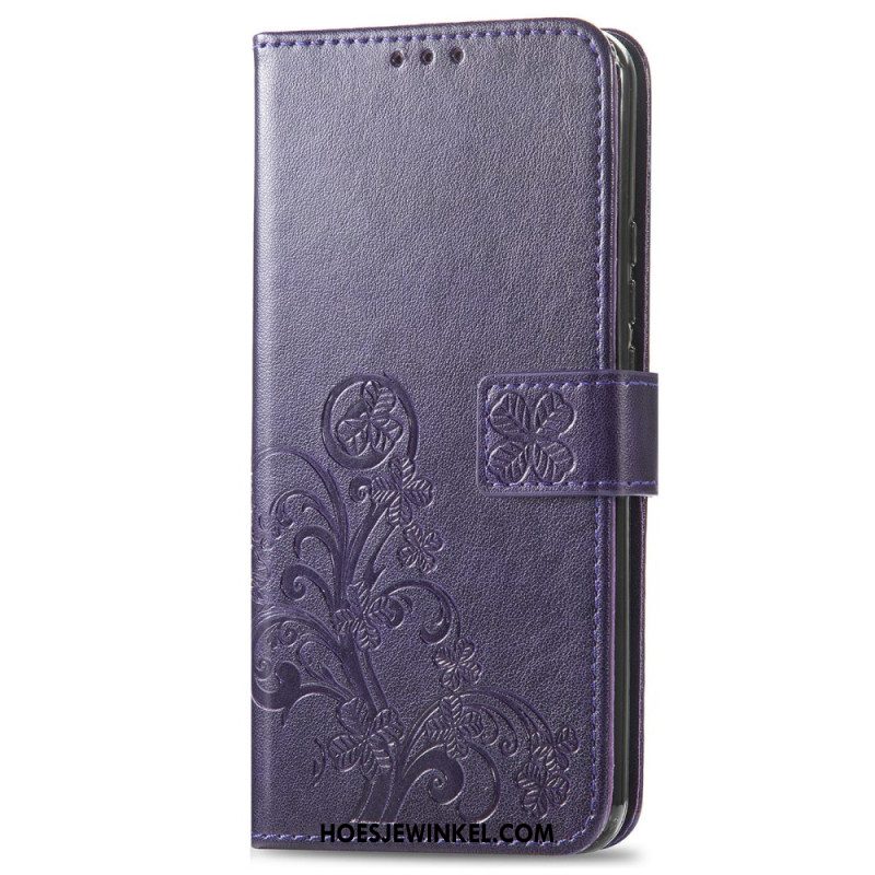 Flip Case Leren Xiaomi 17 Pro Max Klavertjes Vier