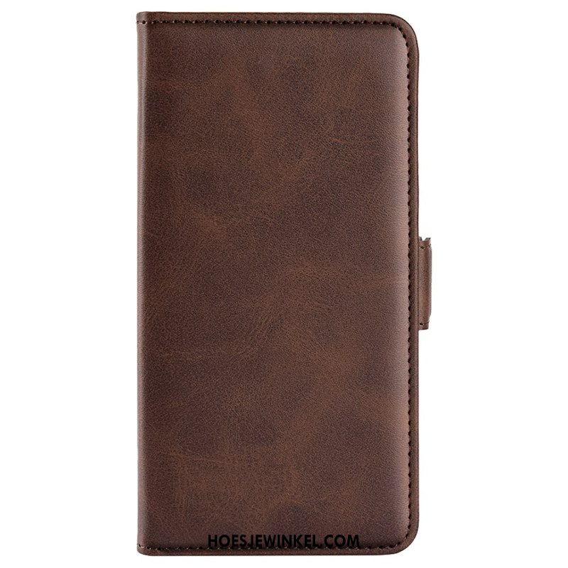 Flip Case Leren Xiaomi Redmi Note 13 Pro 4g Dubbele Magnetische Sluiting