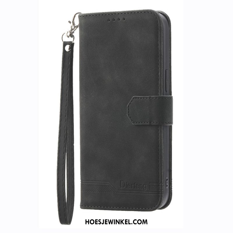 Flip Case Leren Xiaomi Redmi Note 14 4g Dierfeng