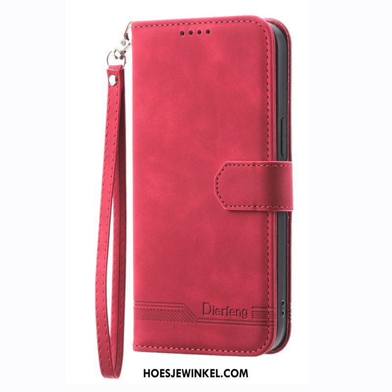 Flip Case Leren Xiaomi Redmi Note 14 4g Dierfeng