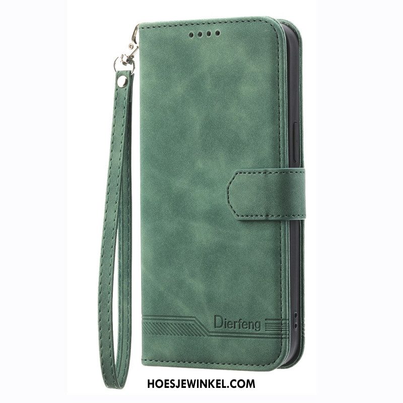 Flip Case Leren Xiaomi Redmi Note 14 4g Dierfeng