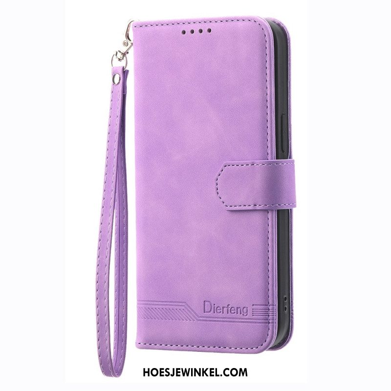 Flip Case Leren Xiaomi Redmi Note 14 4g Dierfeng