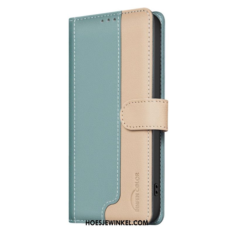 Flip Case Leren Xiaomi Redmi Note 15 5g Binfen Color Tweekleurig