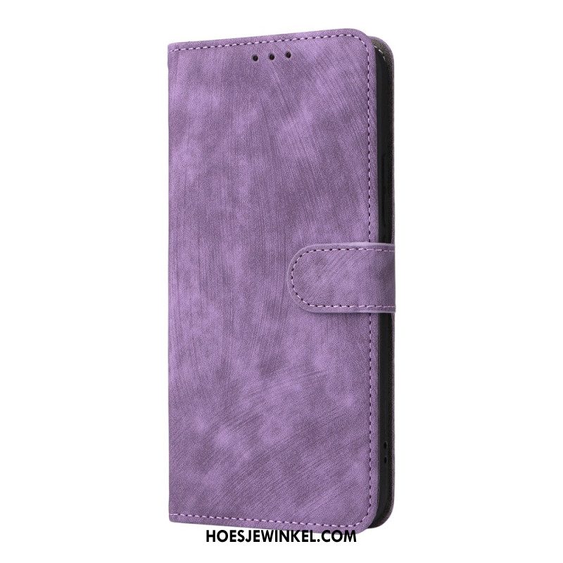 Flip Case Leren Xiaomi Redmi Note 15 Pro 5g Rfid-blokkering En Bandje