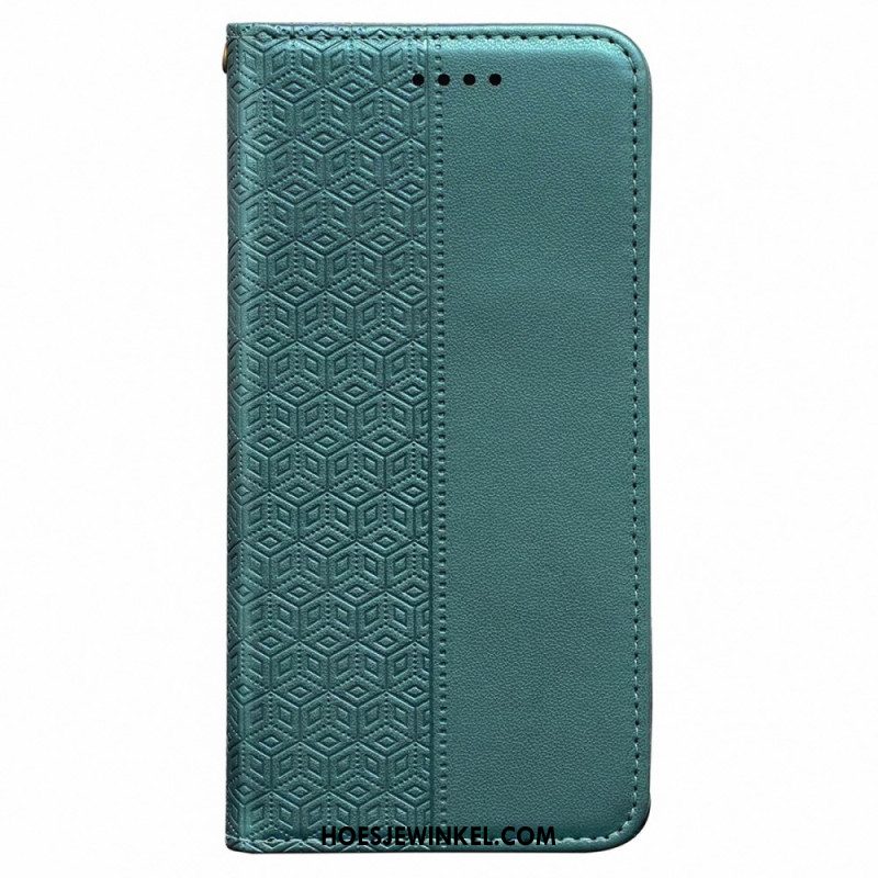 Flip Case Leren Xiaomi Redmi Note 15 Pro Plus 5g Flipcover Met Bandje En Rand