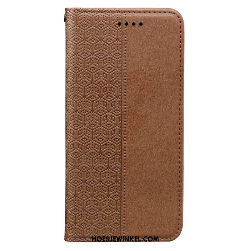 Flip Case Leren Xiaomi Redmi Note 15 Pro Plus 5g Flipcover Met Bandje En Rand