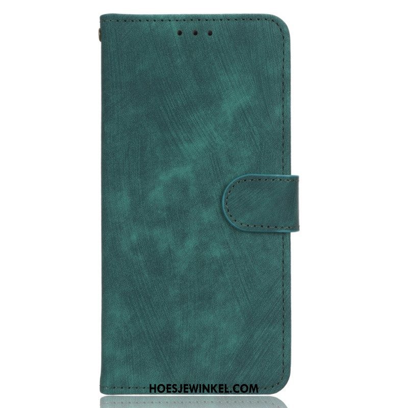 Flip Case voor Huawei P60 Pro Klassieke Rfid Met Draagkoord