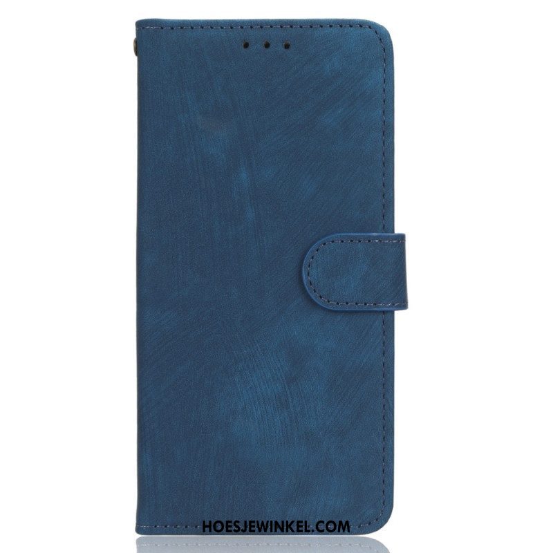 Flip Case voor Huawei P60 Pro Klassieke Rfid Met Draagkoord