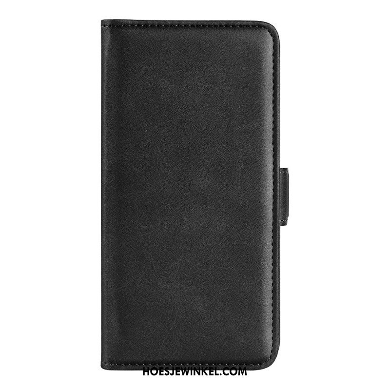 Flip Case voor Moto G71 5G Folio-hoesje Dubbele Klep